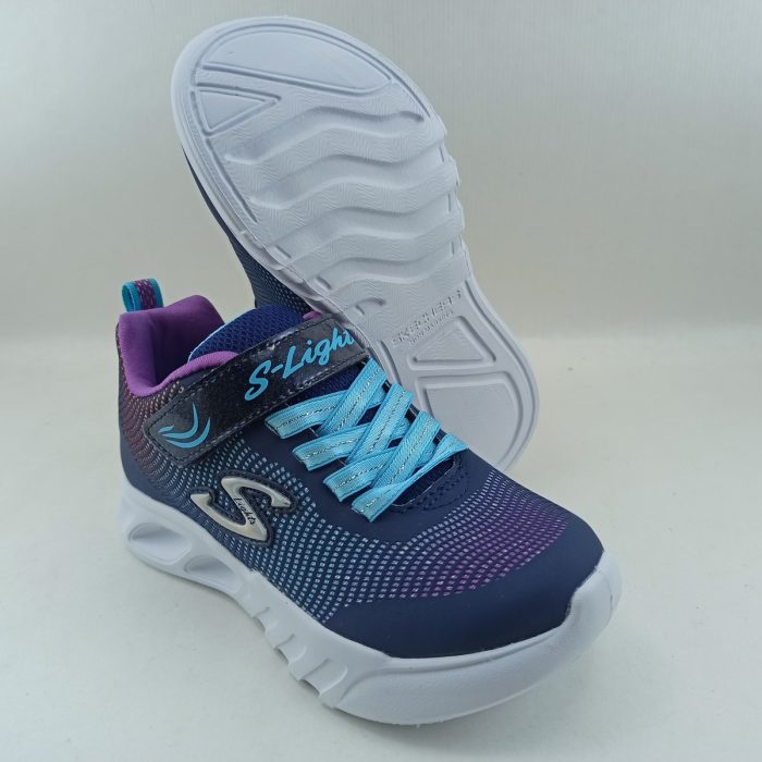 Deportivo textil con cierre de velcro, Skechers mod. 303700L - Imagen 4