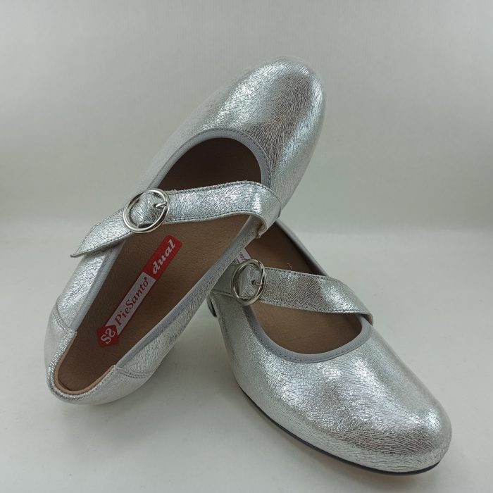 Naturpie S.l.u 35/41 Zapato Velcro Plata