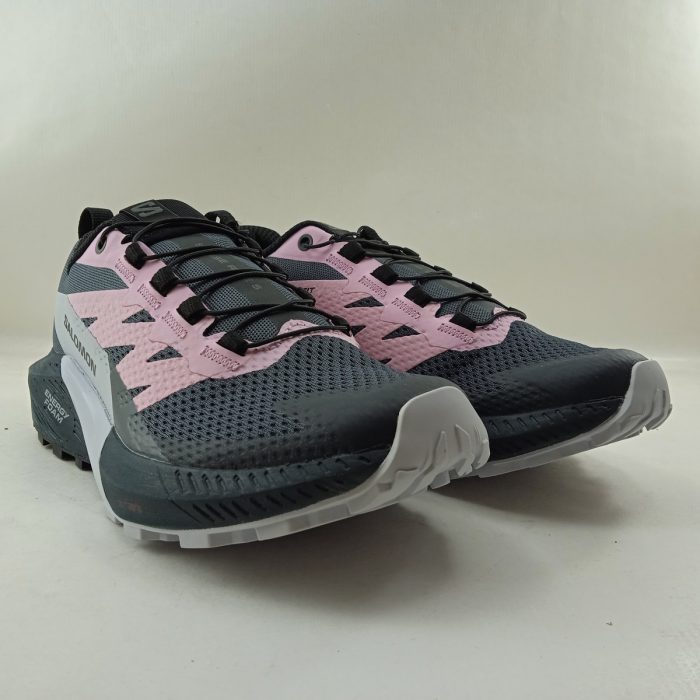 Deportivo sense ride 5 negro y rosa con cierre de cordon, Salomon mod. L47147000 - Imagen 2