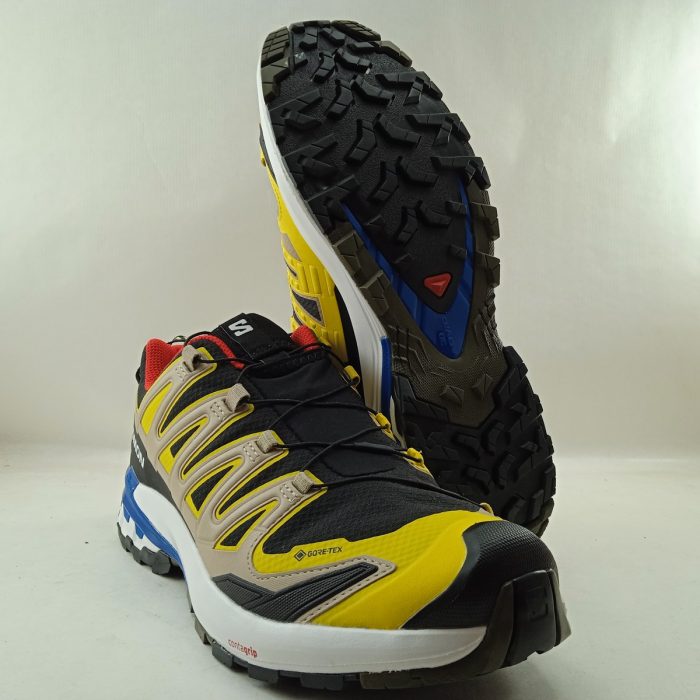 Deportivo xa pro 3d v9 gtx amarillo con cierre de cordon, Salomon mod. L47119000 - Imagen 4