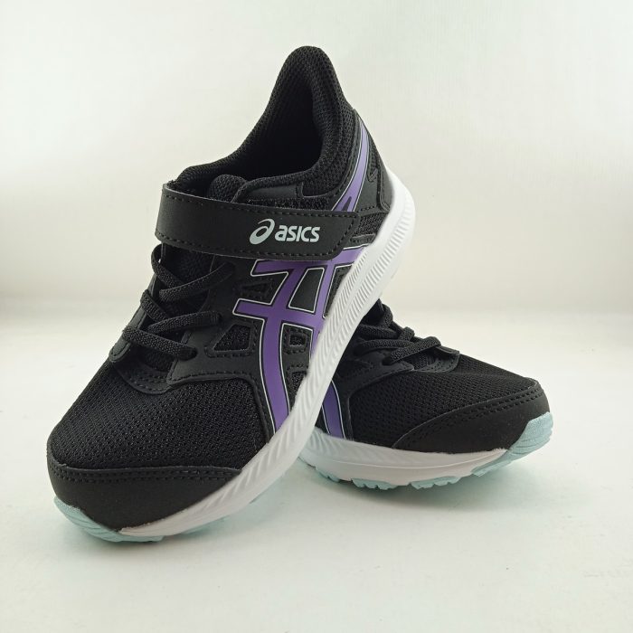 Deportivo de piel negro con cierre de velcro, Assics mod. 299005