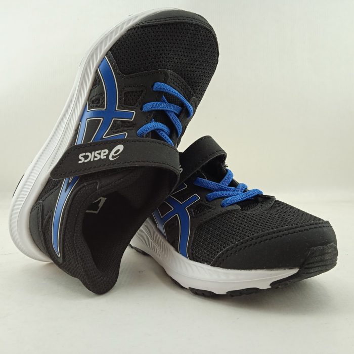 Deportivo de piel negro con cierre de velcro, Assics mod. 299006