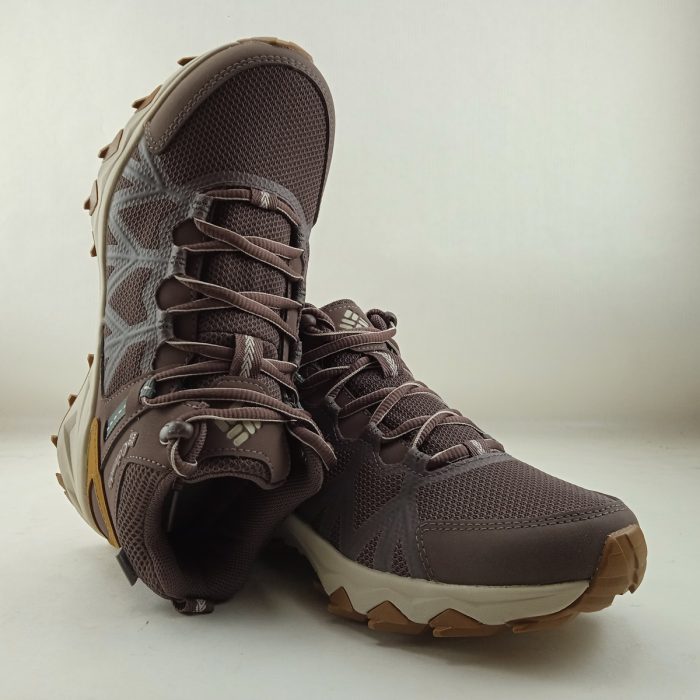 Deportivo mid piel marron con cierre de cordon, Columbia mod. 200512