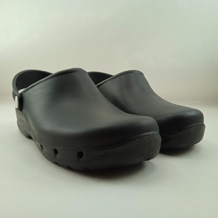 Zueco de trabajo en negro con tira en talon, Feliz caminar mod. Flotante - Imagen 4