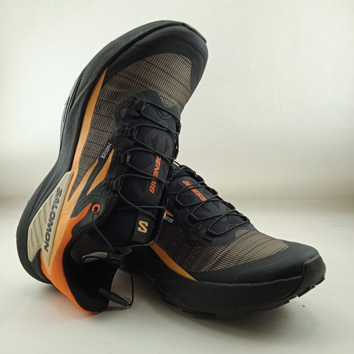 Deportivo de piel rojo y negro con cierre de cordon, Salomon mod. L47526100