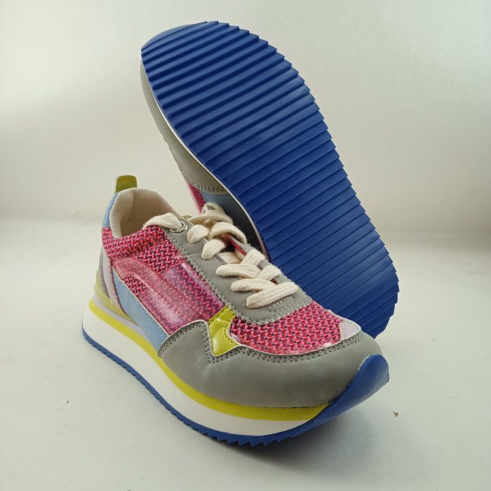Semi-sport de piel multicolor con cierre de cordon, Gioseppo mod.71044 - Imagen 4