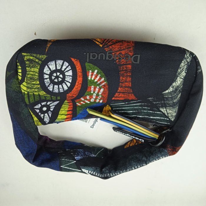 Bolso sintetico naranja con cierre de cremallera, Desigual mod. Saxa21