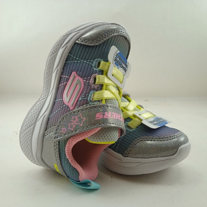 Deportivo sintetico multicolor con cierre de velcro, Skechers mod. 303518