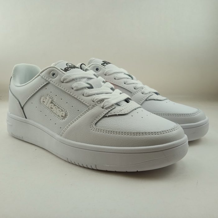 Semi-sport de piel blanco con cierre de cordon, Ellesse mod. Panaro - Imagen 2