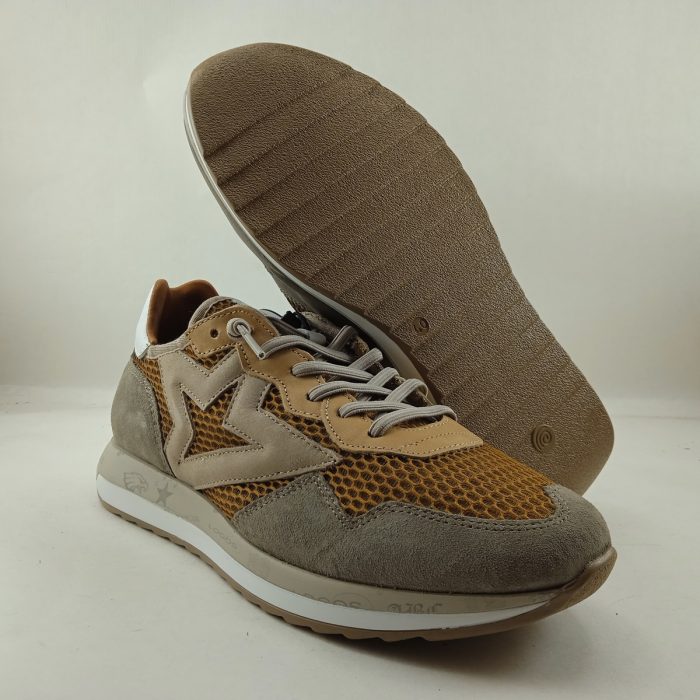 Semi-sport de piel multicolor con cierre de cordon elastico, Cetti mod. 1311 - Imagen 4