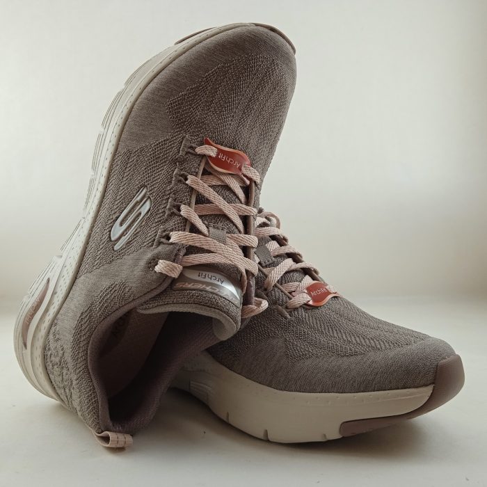 Semi-sport sintetico camel con cierre de cordon, Skechers mod.149414