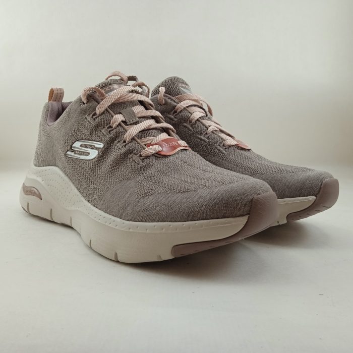 Semi-sport sintetico camel con cierre de cordon, Skechers mod.149414 - Imagen 2