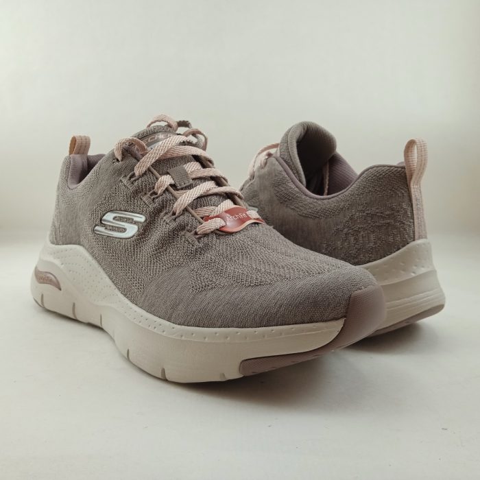 Semi-sport sintetico camel con cierre de cordon, Skechers mod.149414 - Imagen 3