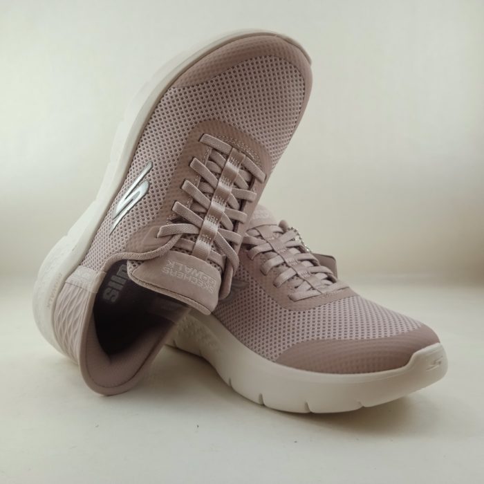 Semi-sport sintetico rosa palo sin cierres "slip-ing", Skechers mod. 124836
