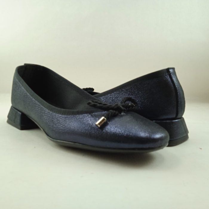 Zapato de vestir en piel azul sin cierres, Maypol mod. Mia24pe - Imagen 2