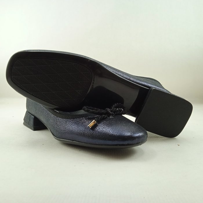 Zapato de vestir en piel azul sin cierres, Maypol mod. Mia24pe - Imagen 3