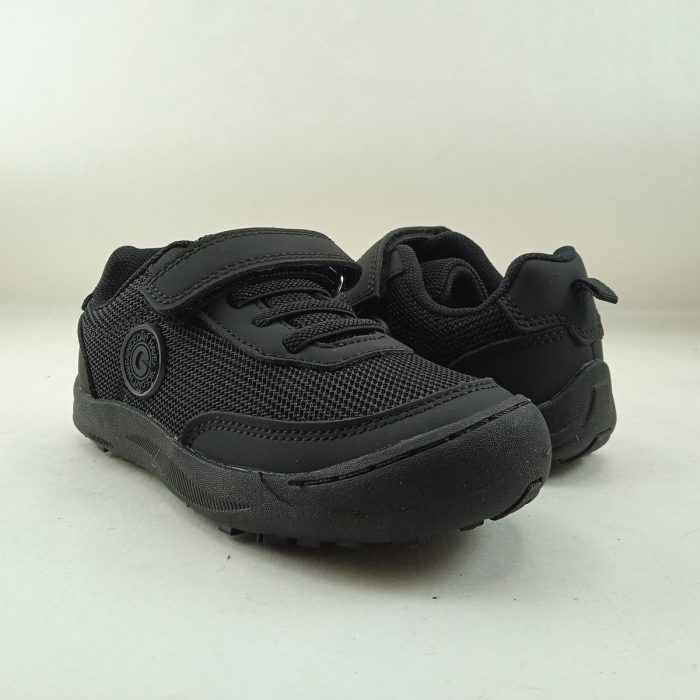 Semi-sport sintetico negro con cierre de velcro, Gioseppo mod. 73139 - Imagen 2