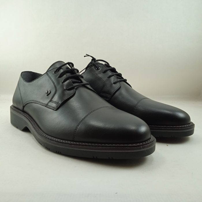 Zapato de vestir de piel negra con cierre de cordon, Martinelli mod. 2885E1