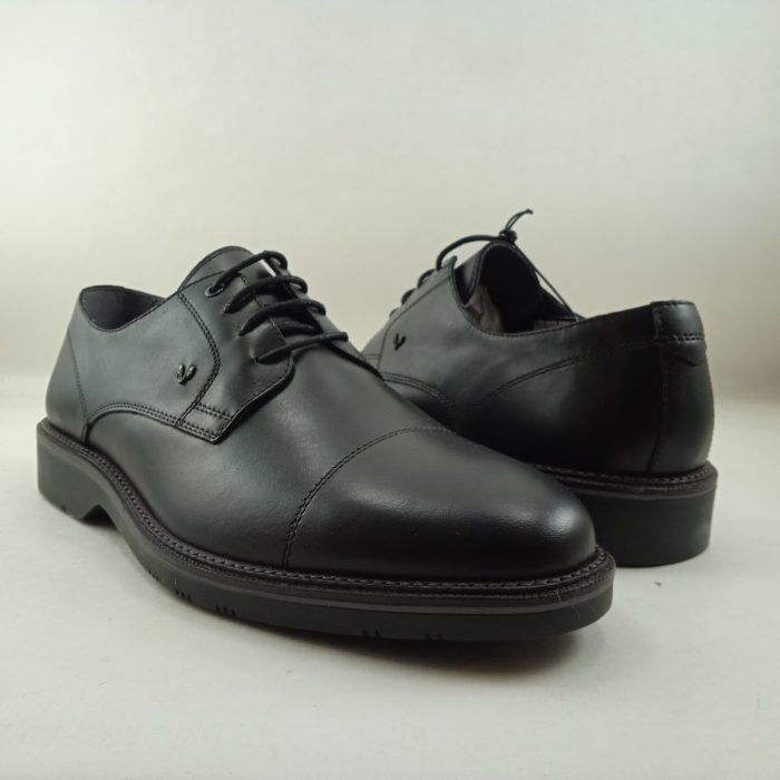 Zapato de vestir de piel negra con cierre de cordon, Martinelli mod. 2885E1 - Imagen 2