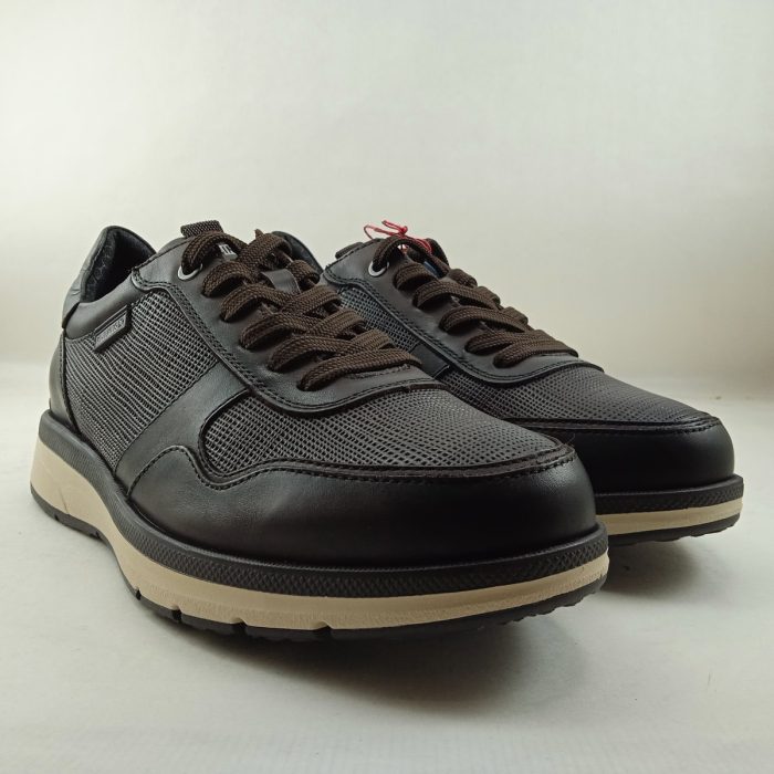Semi-sport de piel marron con cierre de cordon, PIkolinos mod. 6244C1