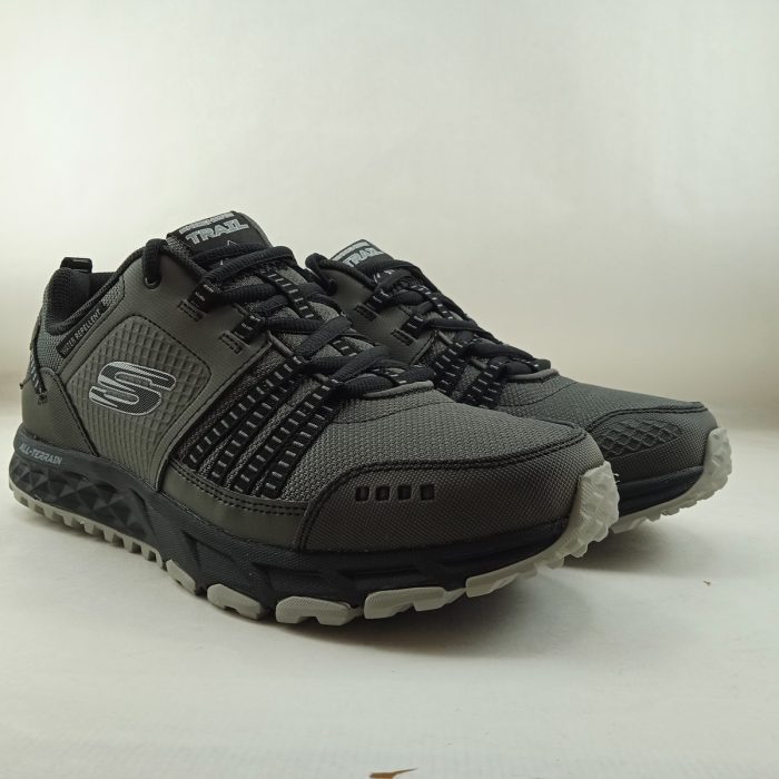 Semi-sport sintetic gris con cierre de cordon, Skechers mod. 51591