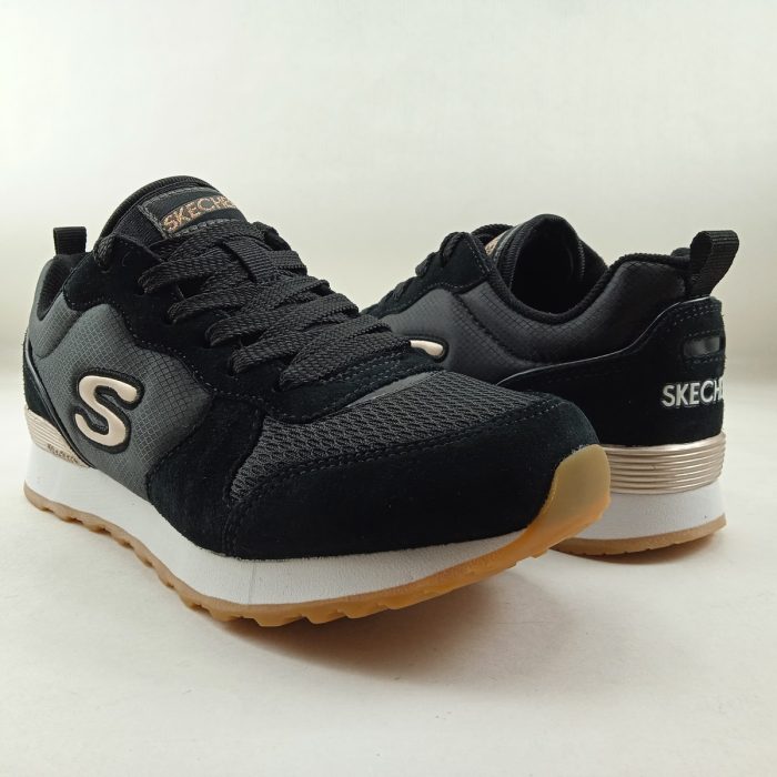 Semi-sport sintetico negro con cierre de cordon, Skechers mod. 111 - Imagen 2
