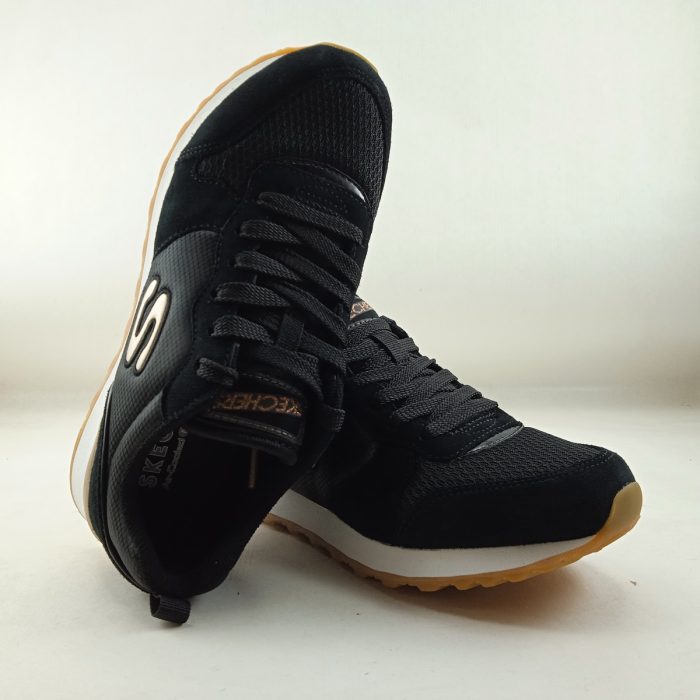 Semi-sport sintetico negro con cierre de cordon, Skechers mod. 111 - Imagen 4