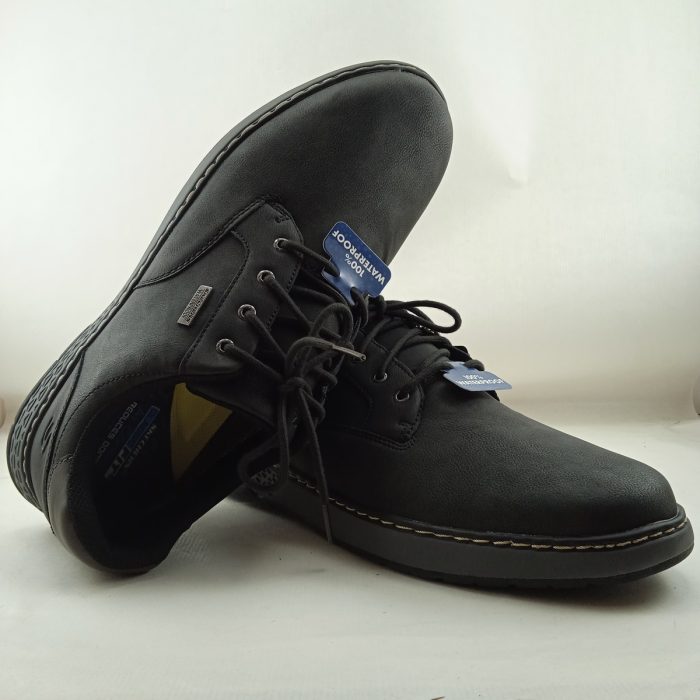 Semi-sport sintetico negro con cierre de cordon, Skechers mod. 205234