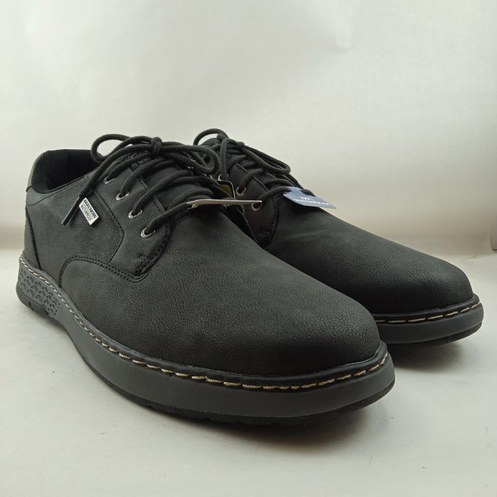 Semi-sport sintetico negro con cierre de cordon, Skechers mod. 205234 - Imagen 2