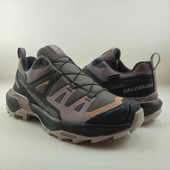Deportivo gtx sintetico gris con cierre de cordon elastico, Salomon mod. 474494 - Imagen 2