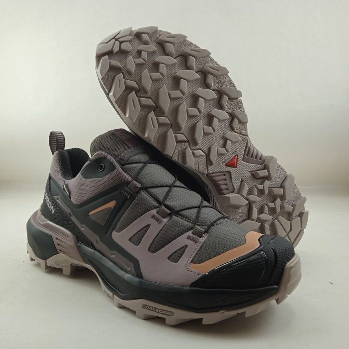 Deportivo gtx sintetico gris con cierre de cordon elastico, Salomon mod. 474494 - Imagen 3