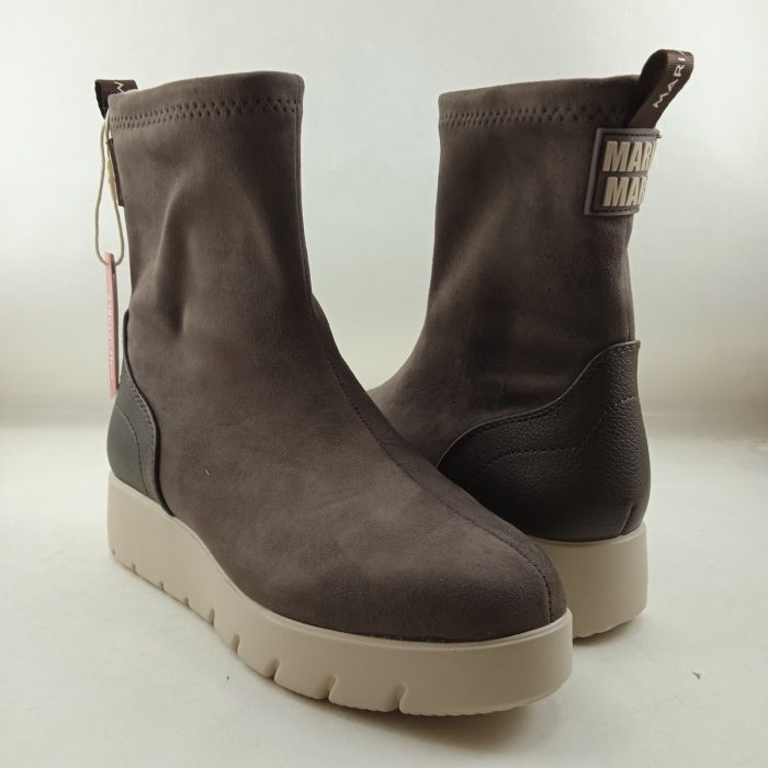 Bota de ante marron sin cierres, Mariamare mod. 63543 - Imagen 3