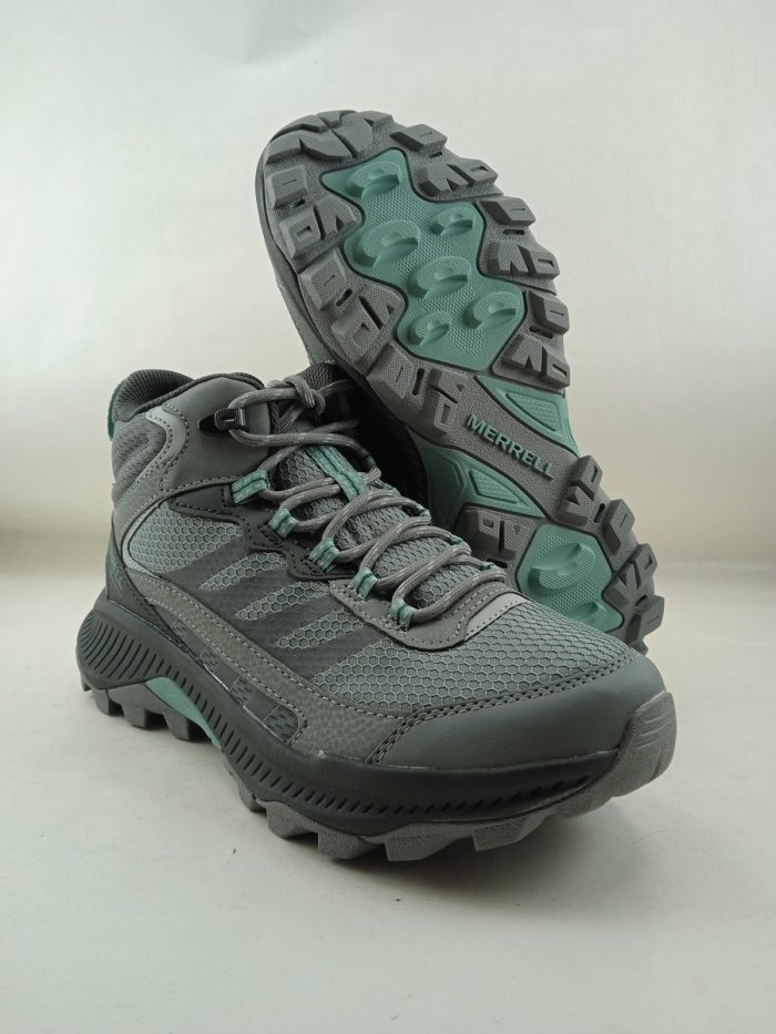 Bota treaking gore-tex sintetica gris con cierre de cordon, Merrell mod. 038260 - Imagen 4