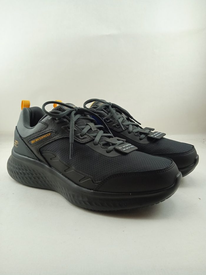Semi-sport sintetico negro con cierre de cordon, Skechers mod.232958 - Imagen 2