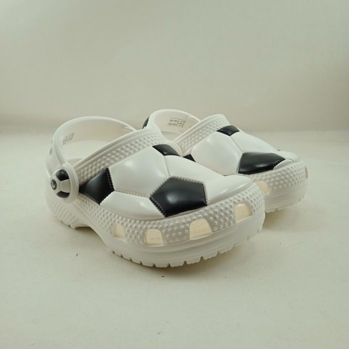 Croc classico blanco sin cierres con tira detras, mod. 210023 - Imagen 2
