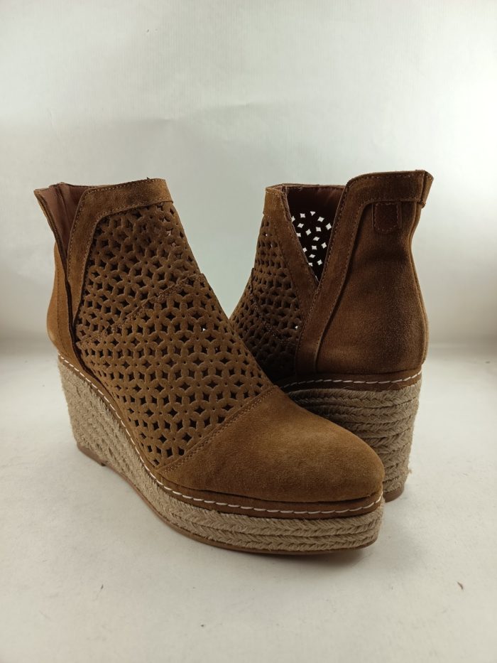 Bota de serraje cuero con cierre de cremallera, Popa mod. Ira - Imagen 2