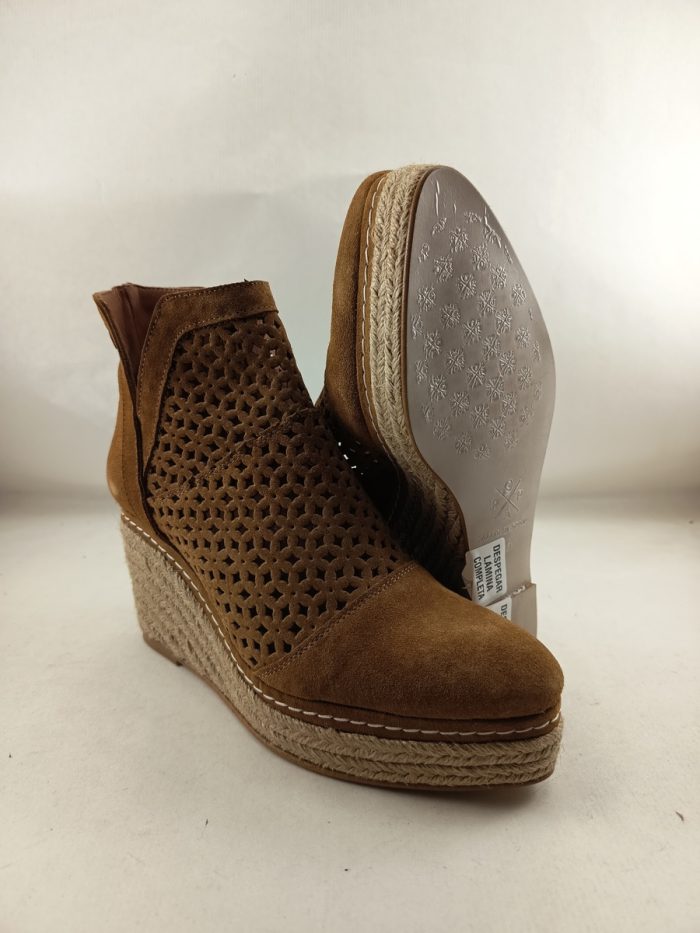 Bota de serraje cuero con cierre de cremallera, Popa mod. Ira - Imagen 3