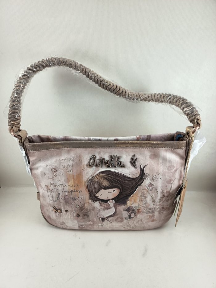 Bolso de hombro sintetico multicolor con cierre de cremallera, Azzar complementos mod. 802353