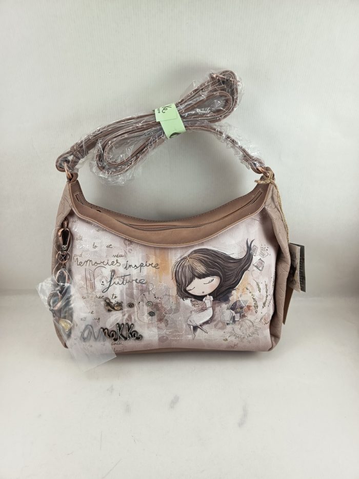 Bolso bandolera sintetico multicolor con cierre de cremallera, Azzar complementos mod. 803481