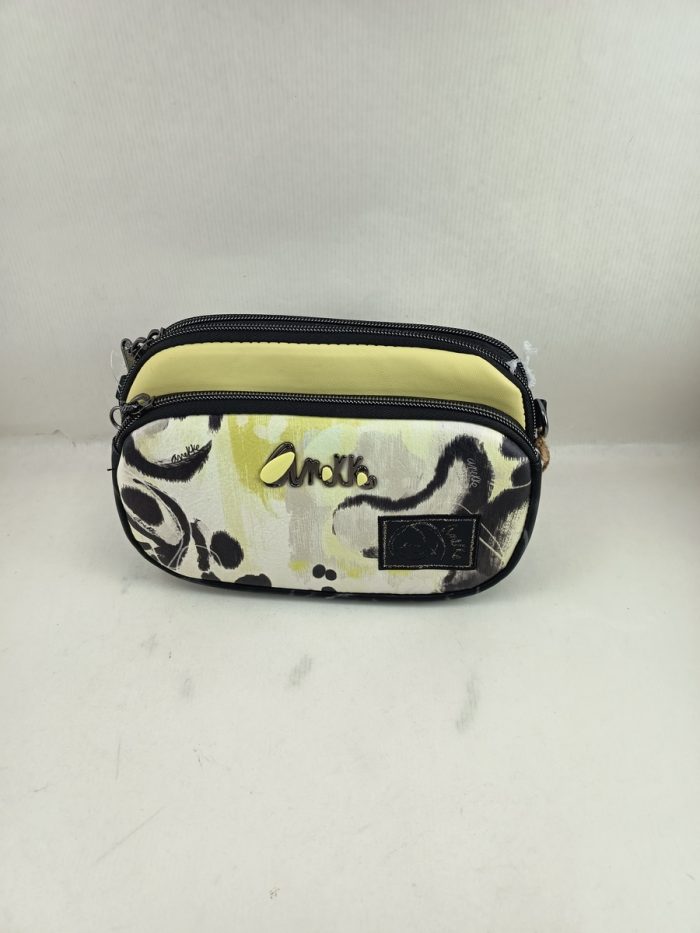 Bolso bandolera sintetico multicolor con cierre de cremallera, Azzar complementos mod. 873445