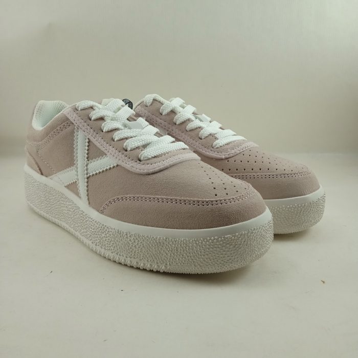 Semi-sport de ante rosa con cierre de cordon, Munich mod. 4078902
