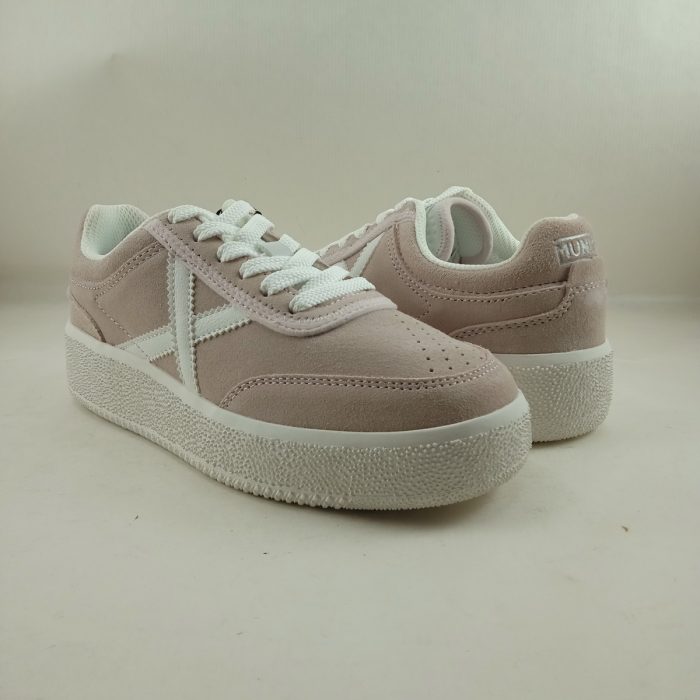 Semi-sport de ante rosa con cierre de cordon, Munich mod. 4078902 - Imagen 2