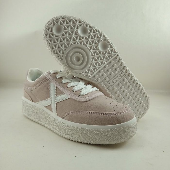 Semi-sport de ante rosa con cierre de cordon, Munich mod. 4078902 - Imagen 3