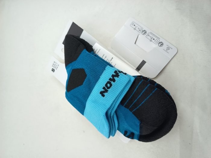 Calcetin aero ankle azul con goma elastica, Salomon mod. 2624800