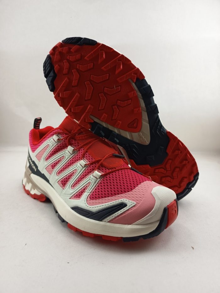Deportivo sintetico rojo con cierre de cordon elastico, Salomon mod. 47747900 - Imagen 3