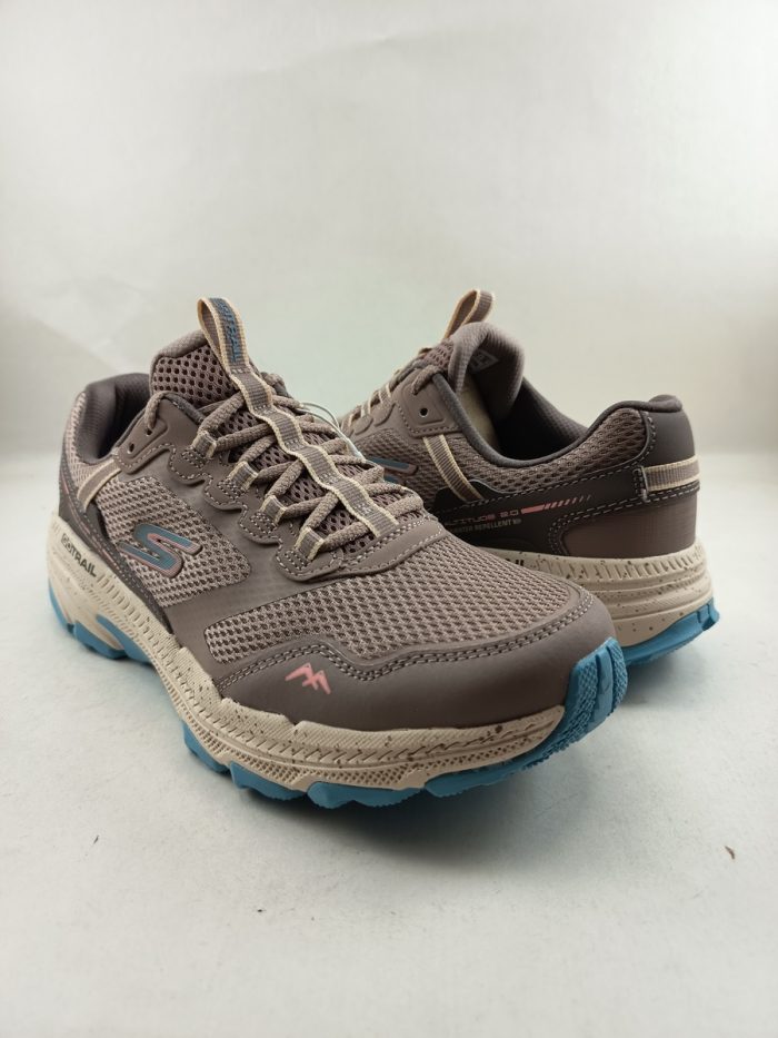 Semi-sport sintetic marron con cierre de cordon, modelo water repelent, Skechers mod. 129525 - Imagen 2