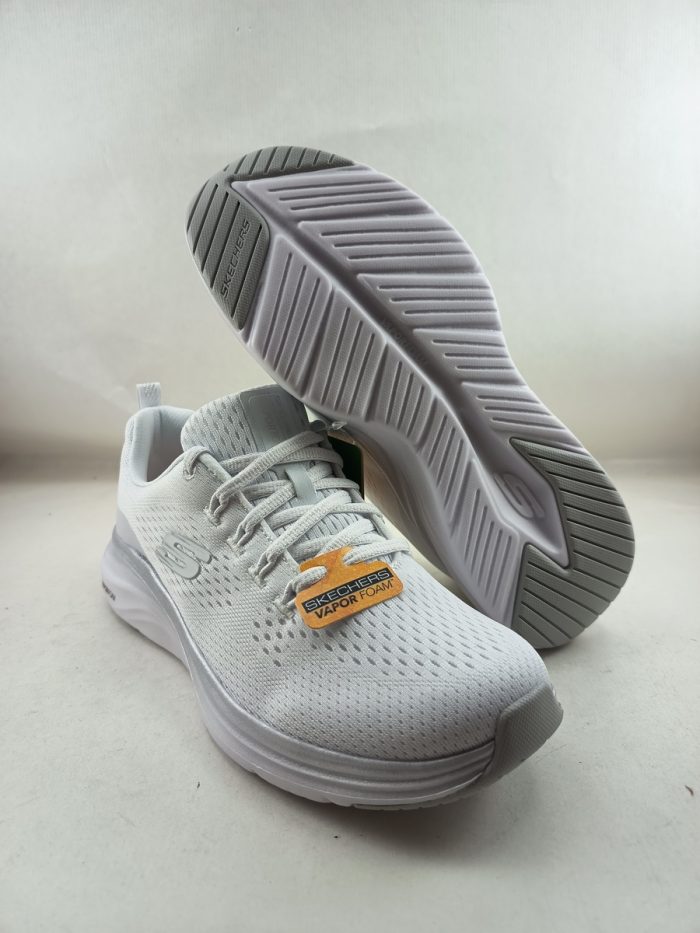 Deportivo sintetico blanco con cierre de cordon, Skechers mod. 150025 - Imagen 3