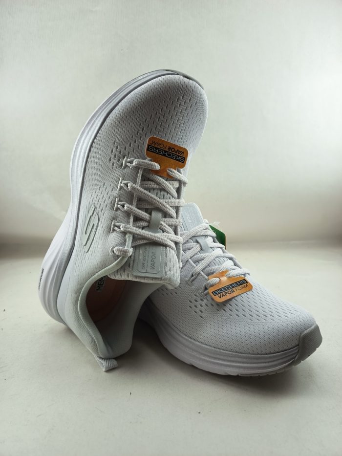 Deportivo sintetico blanco con cierre de cordon, Skechers mod. 150025 - Imagen 4