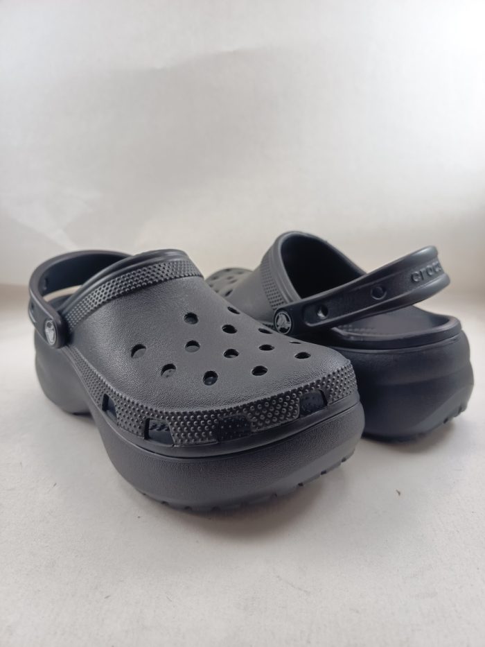 croc plataforma negro 206750 - Imagen 2