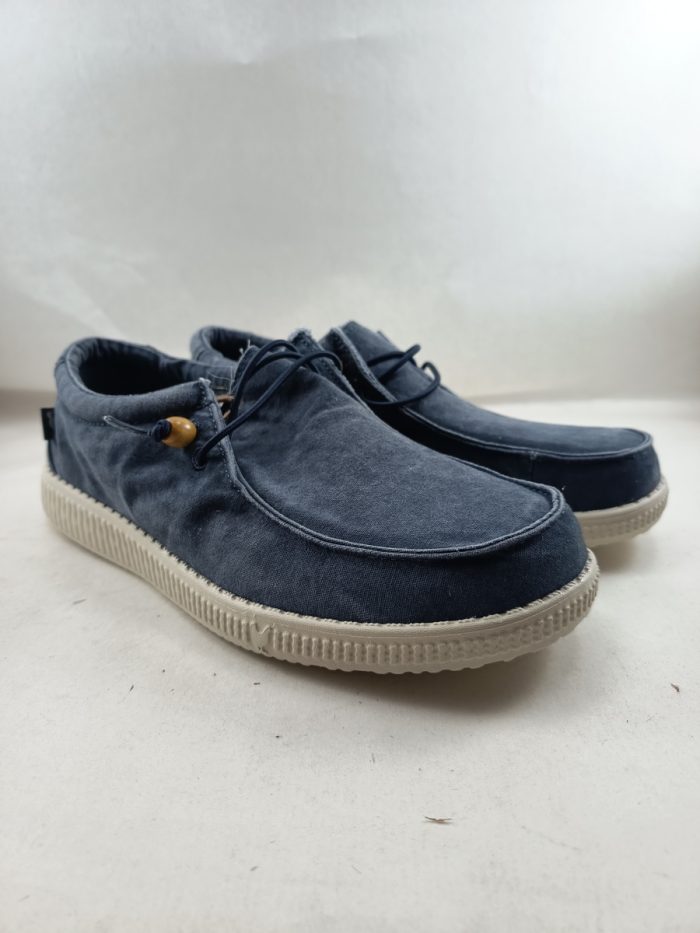 Semi-sport de algodon tejano con cierre de cordon elastico, Pitas mod. Wp150